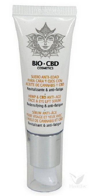 SUERO ANTIEDAD CARA Y OJOS CON ACEITE DE CANNABIS Y CBD
