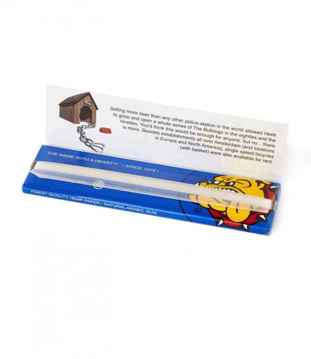 THE BULLDOG PAPEL BLUE KING SIZE