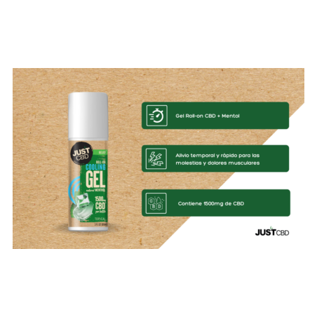 CREMA REFRESCANTE ROLL-ON CBD MENTOL 1500mg
