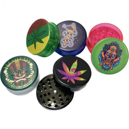 GRINDER DECORADO 60MM 3 PIEZAS