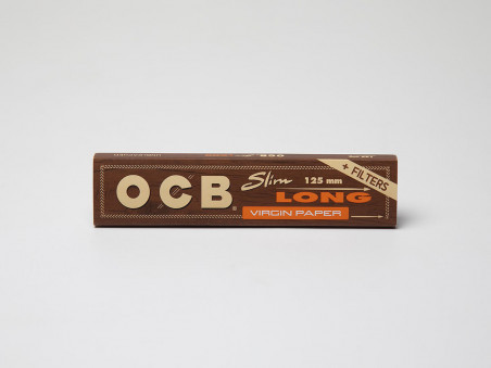 OCB SLIM LONG + TIPS 125 MM