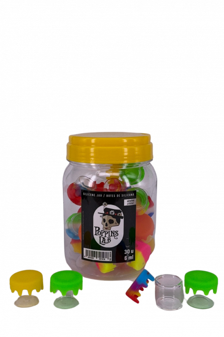 BOTE CRISTAL / SILICONA 6 ML