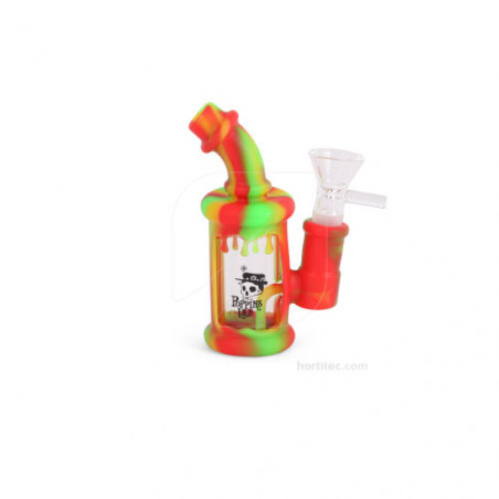 BONG CRISTAL/SILICONA 11.6 CM MULTICOLOR