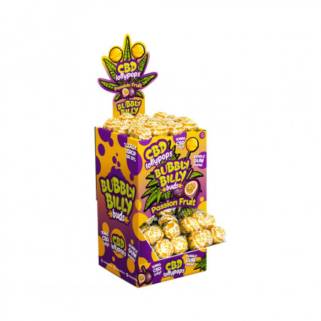 BUBBLE BILLY PASSION FRUIT LOLLYPOPS