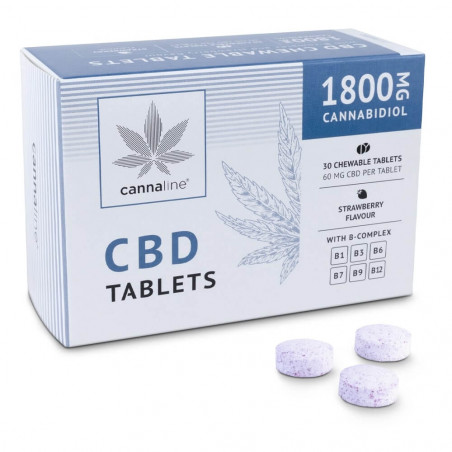CBD TABLETAS 1800 MG MASTICABLES