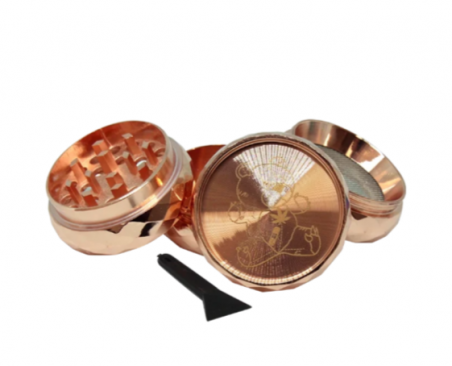 GRINDR TEDDY MONTANA ORO ROSA 4 PARTES