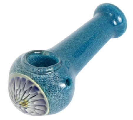 PIPA CRISTAL OJO 12 CM AZUL