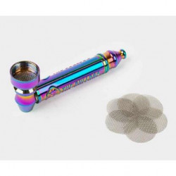 THE BULLDOG PIPA METAL GRABADA ARCOIRIS