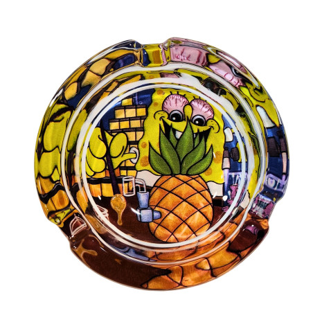 CENICERO CRISTAL REDONDO