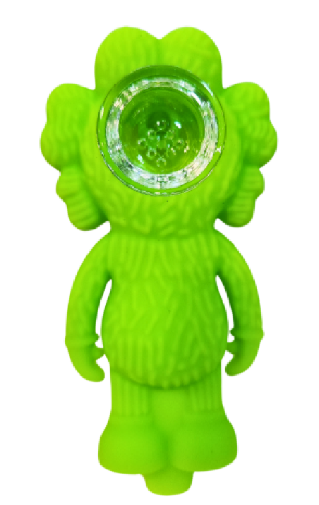 PIPA CRISTAL / SILICONA MONSTER GREEN